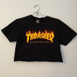 Cropped Thrasher Shirt